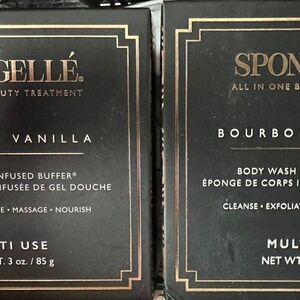 Spongelle BOURBON VANILLA body scrub wash